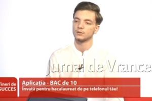 VIDEO: Un elev din Adjud a creat o aplicaţie pentru Android, pentru un Bac de 10