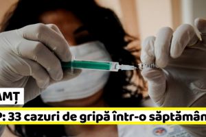 NEAMȚ: DSP: 33 cazuri de gripă într-o săptămână. 6 cazuri, la copii sub 14 ani